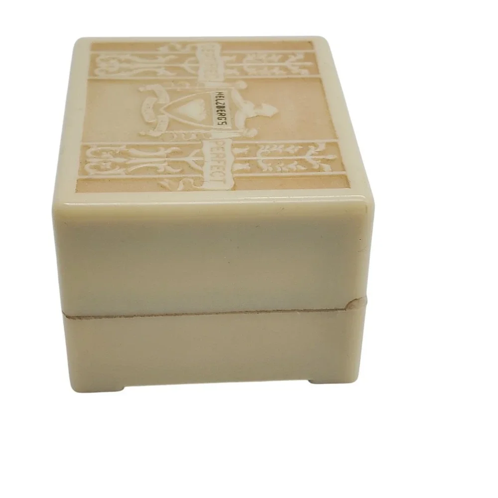 Helzberg Ring Box Cream Deco Certified Perfect Vintage Jewelry Gift Presentation